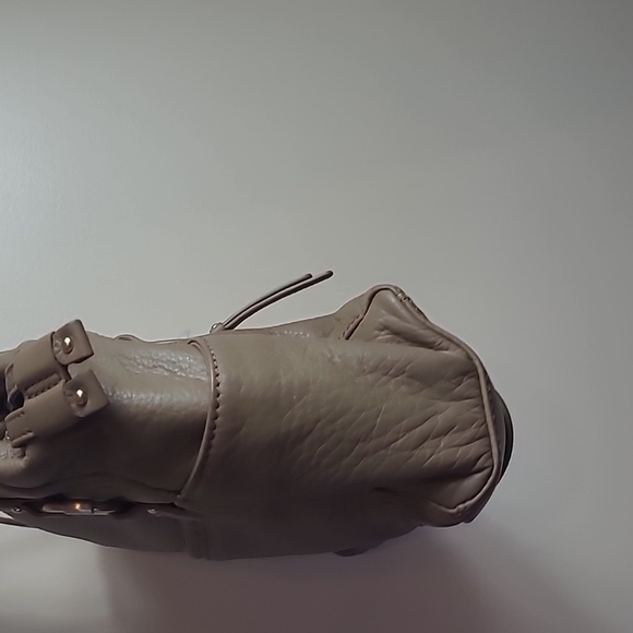 MK Michael Kors Austin Taupe Large Leather Beige Purse Satchel Women Bag RARE - Picture 9 of 9